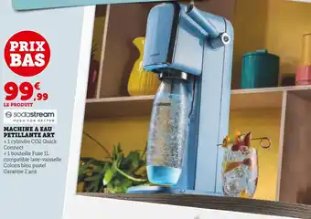 Hyper U Sodastream machine a eau petillante art offre