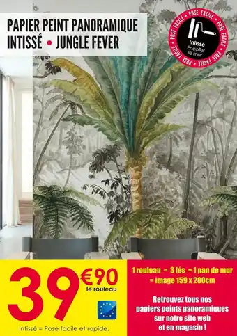 Décor Discount Papier peint panoramique intissé •jungle fever offre