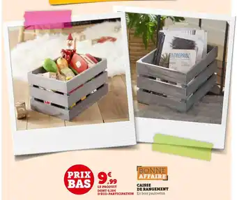 Hyper U Caisse de rangement offre