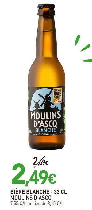 naturéO Moulins d'ascq bière blanche offre