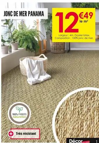Décor Discount Jonc de mer panama offre
