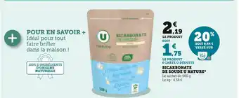 Hyper U U nature bicarbonate de soude* offre