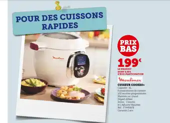 Super U Moulinex cuiseur cookeo+ offre