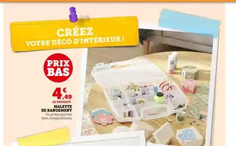 Super U Malette de rangement offre