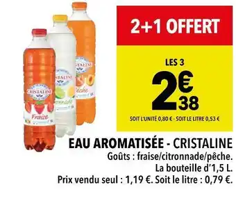 Cristaline eau aromatisée
