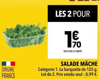 Supeco Salade mâche offre