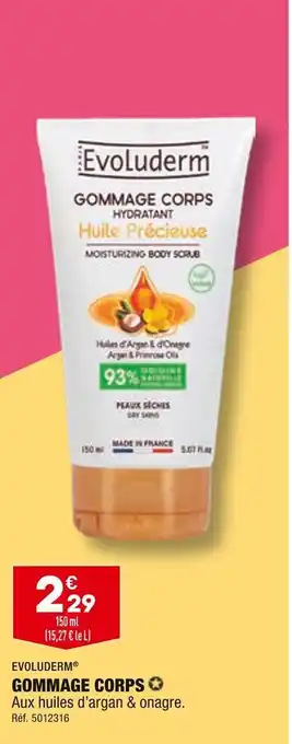 ALDI Evoluderm gommage corps offre