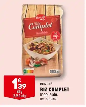 ALDI Bon-ri riz complet offre