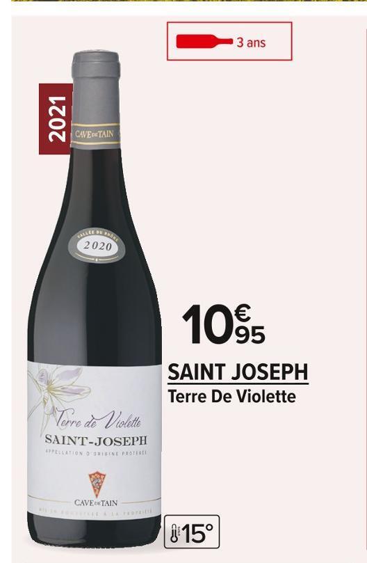 Promo Terre de violette saint joseph chez Carrefour Market