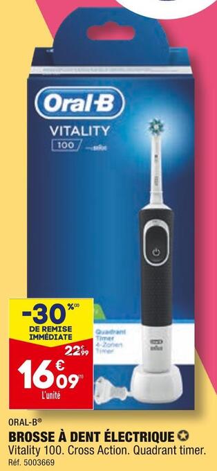 ALDI Oral-b brosse à dent électrique offre