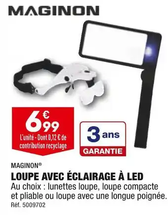 ALDI Maginon loupe avec éclairage à led offre