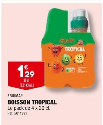 ALDI Fruima boisson tropical offre