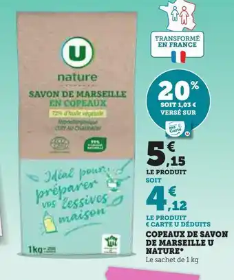 Copeaux de savon de marseille u nature