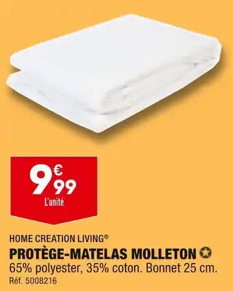 ALDI Home creation living protège-matelas molleton offre