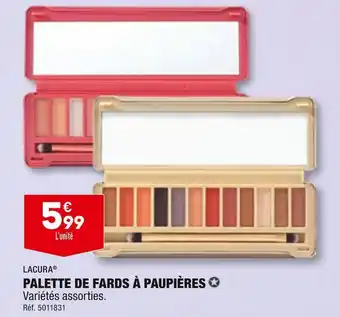 ALDI Lacura palette de fards à paupières offre