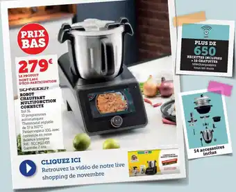 Super U Robot chauffant multifonction connecté offre