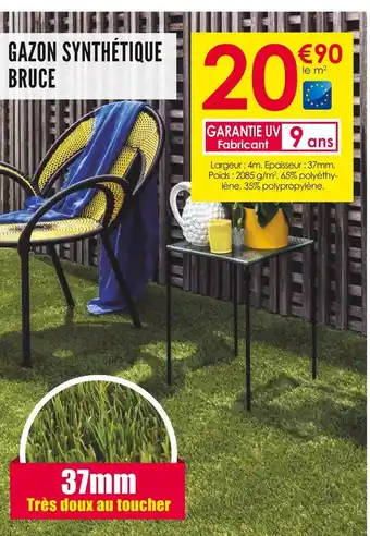 Décor Discount Gazon synthétique bruce offre