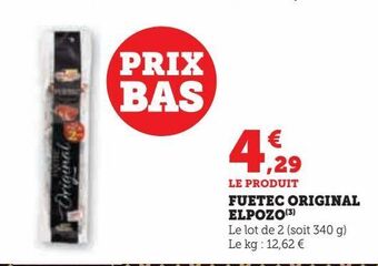 Hyper U Fuetec original elpozo offre