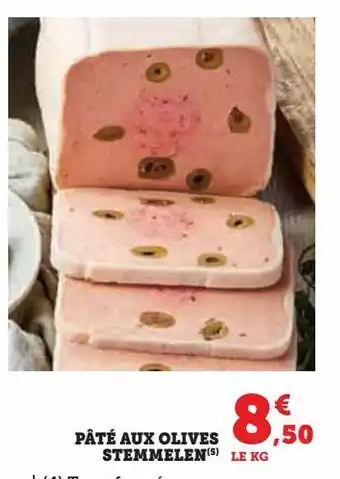 Hyper U Pâté aux olives stemmelen offre