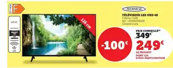 Hyper U Téléviseur led uhd 4k offre