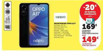 Hyper U Smartphone oppo a17 offre