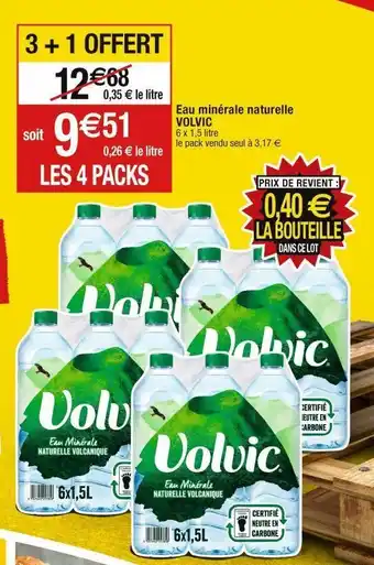 Cora x Carrefour Eau volvic offre