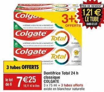 Cora x Carrefour Dentifrice colgate offre