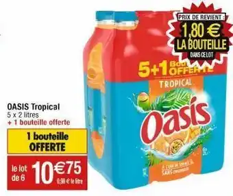 Cora x Carrefour Boissons oasis offre