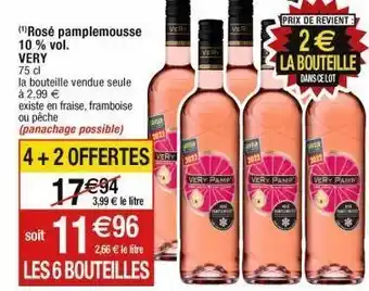 Cora x Carrefour Vin rosé offre