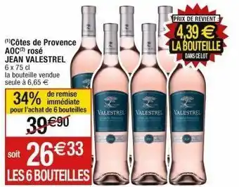 Cora x Carrefour Vin rosé offre
