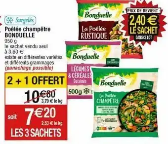 Cora x Carrefour Plats préparés bonduelle offre