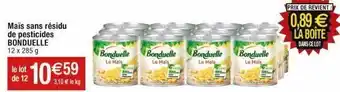 Cora x Carrefour Maïs bonduelle offre