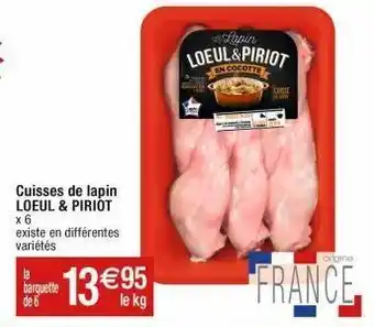 Cora x Carrefour Cuisses de poulet offre