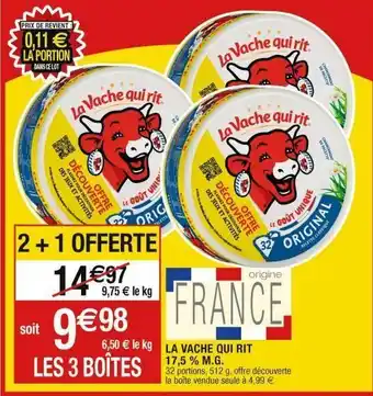 Cora x Carrefour Fromage la vache qui rit offre
