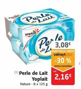 Colruyt Perle de lait yoplait offre