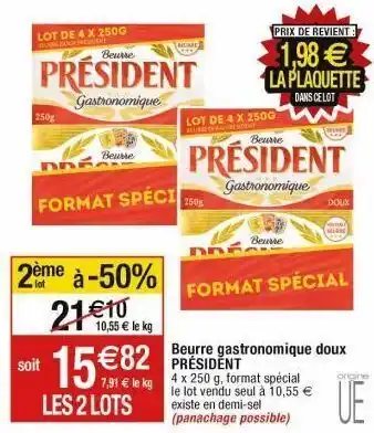 Cora x Carrefour Beurre président offre