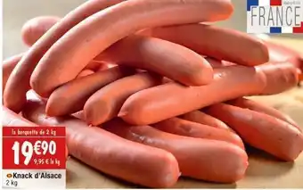 Cora x Carrefour Saucisses offre