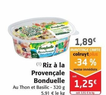 Colruyt Riz à la provençale bonduelle offre