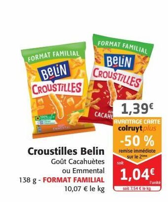 Colruyt Croustilles belin offre