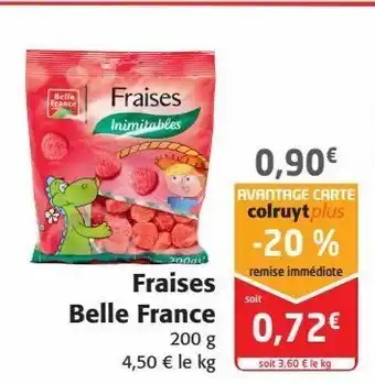 Colruyt Fraises belle france offre