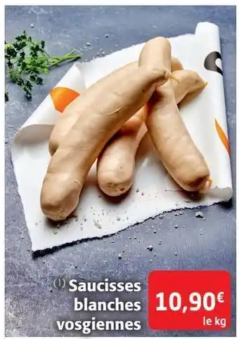 Colruyt Saucisses blanches vosgiennes offre