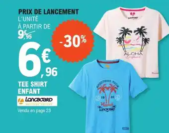 E.Leclerc TEE SHIRT ENFANT offre