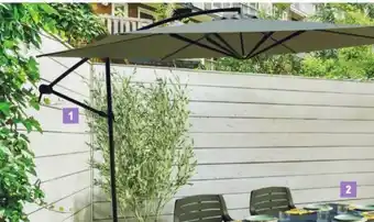 E.Leclerc PARASOL EXCENTRÉ ROND offre
