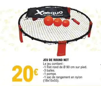 E.Leclerc JEU DE ROUND NET offre