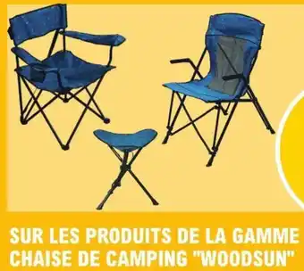 E.Leclerc SUR LES PRODUITS DE LA GAMME CHAISE DE CAMPING "WOODSUN" offre