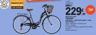 E.Leclerc VELO VILLE 28"(2) "WOODSUN" offre