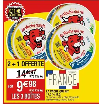 Cora x Carrefour La Vache qui rit offre