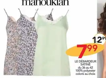 Stokomani Le débardeur satine offre