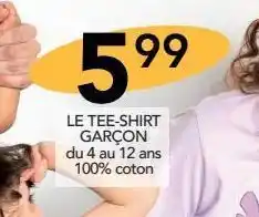 Stokomani Le t-shirt garçon offre