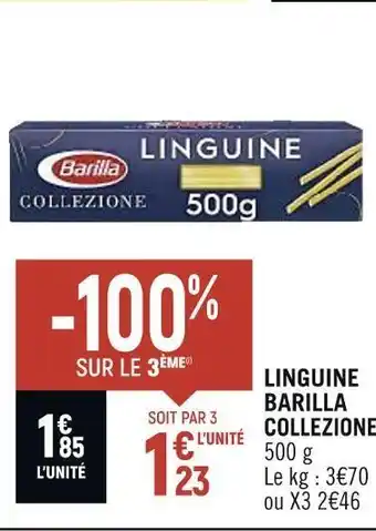 Spar Barilla linguine collezione offre